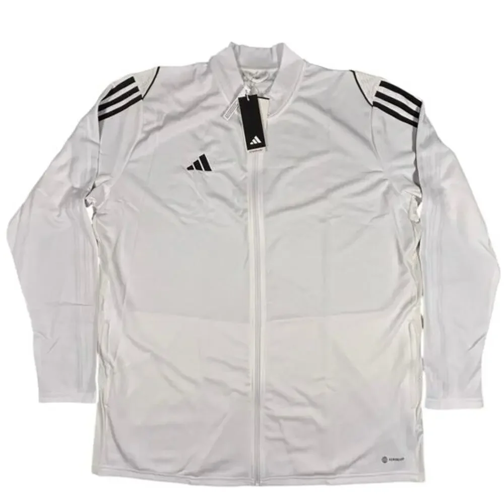 Adidas Aero Ready Slim Fit Tiro 23 League Training Jacket White Men's Size 3XLT‎